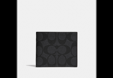 COACH Billfold Wallet In Signature Canvas image 5