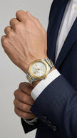 Versace V-Dome Quartz Silver Dial Men's Watch image 0