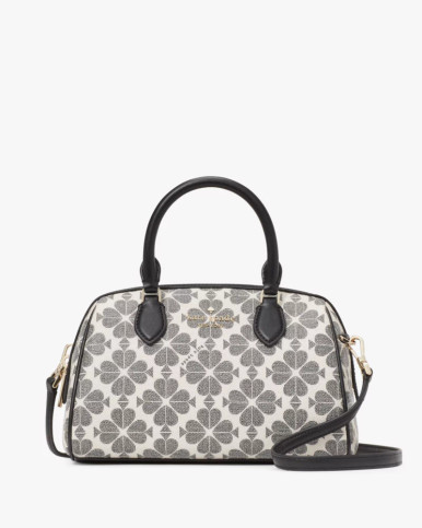 [AT DELHI] KATE SPADE Flower Small Dolly Duffle - Black Multi image 3