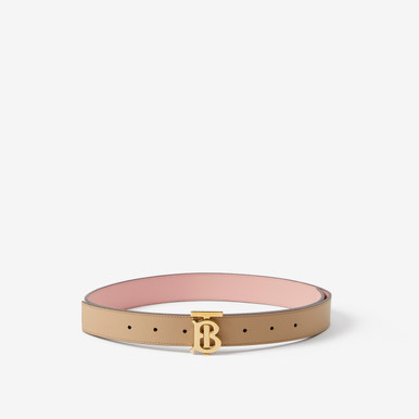 BURBERRY  Leather Reversible TB Belt image 3