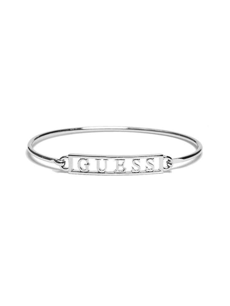 GUESS Logo Bangle - Silver image