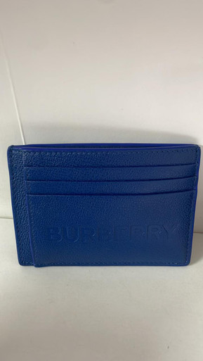 BURBERRY Men's Card Case - Blue image 0