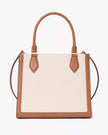 [AT DELHI] KATE SPADE Ellie Canvas Small Tote - Warm Gingerbread Multi image 4