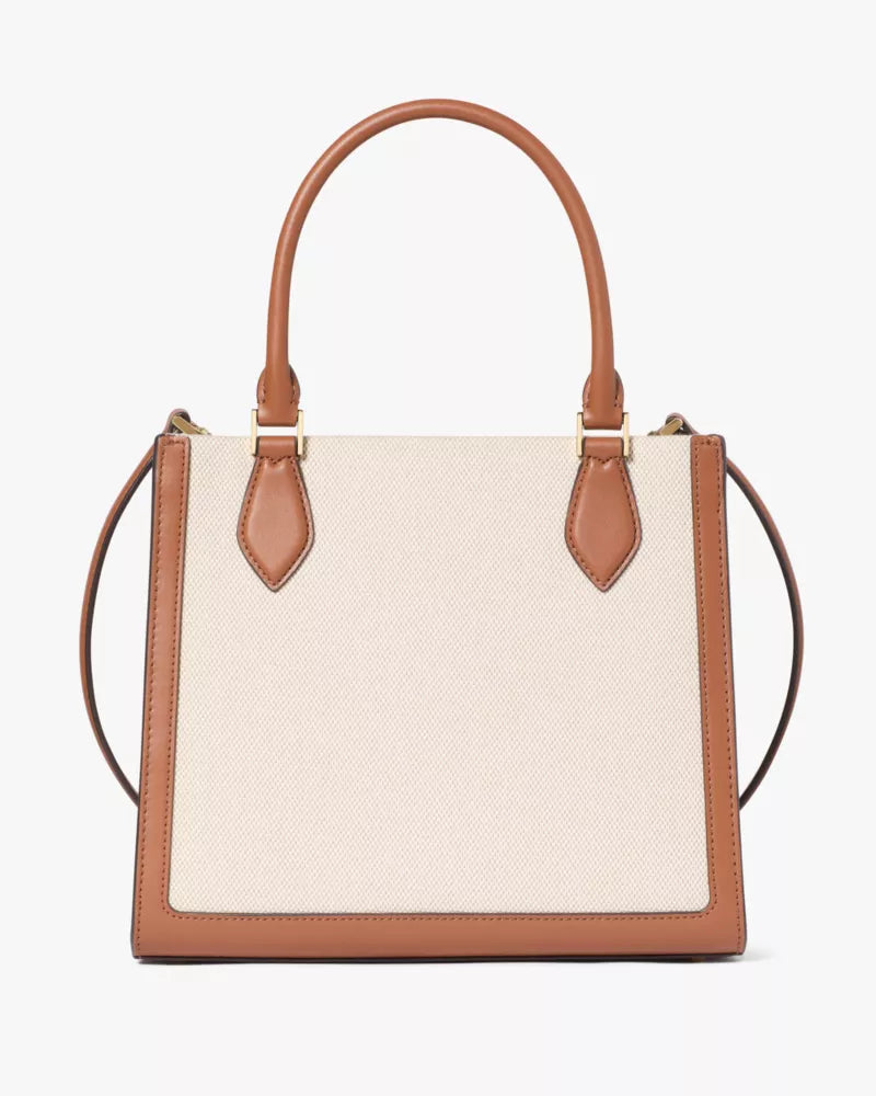 [AT DELHI] KATE SPADE Ellie Canvas Small Tote - Warm Gingerbread Multi image 4