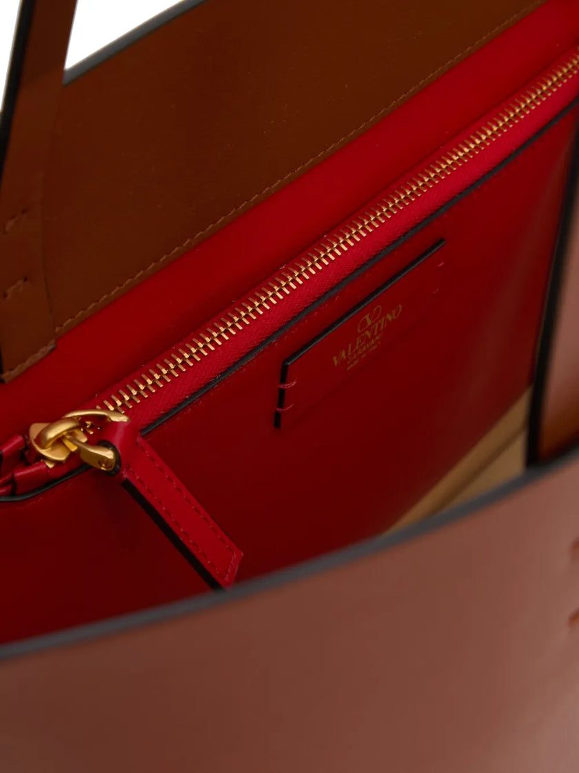 [At India] VALENTINO Fill Me small calfskin shopping bag