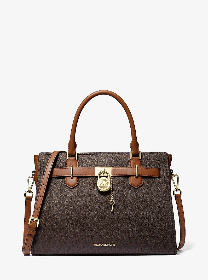 MICHAEL KORS Hamilton Medium Logo Satchel