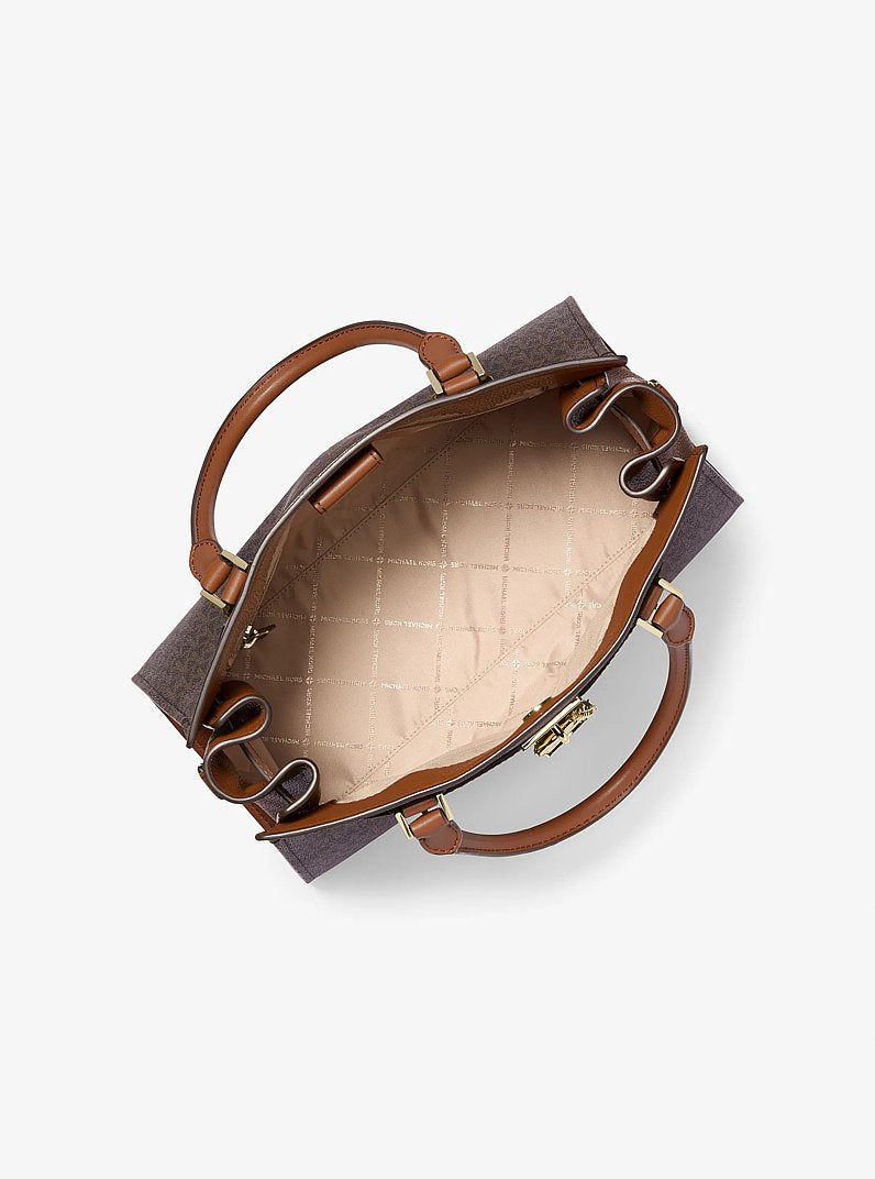 MICHAEL KORS Hamilton Medium Logo Satchel