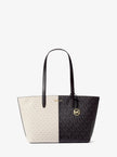 [At India] MICHAEL KORS Jet Set Medium Two-Tone Logo Tote Bag