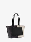 [At India] MICHAEL KORS Jet Set Medium Two-Tone Logo Tote Bag