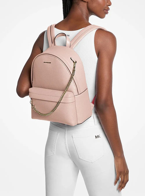 MICHAEL KORS Light Pink Slater Medium Backpack