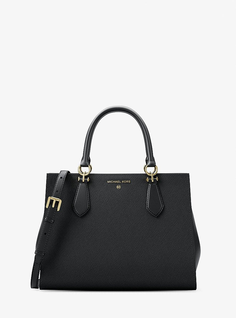 MICHAEL KORS Marilyn Medium Saffiano Leather Satchel