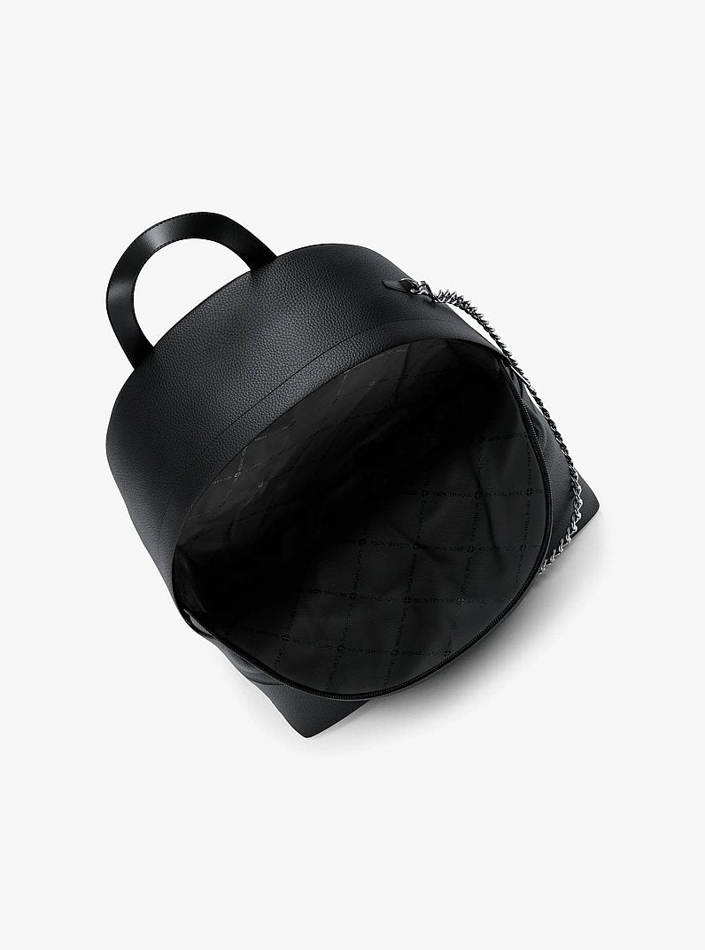 MICHAEL KORS Slater Medium Signature Logo Backpack - Black