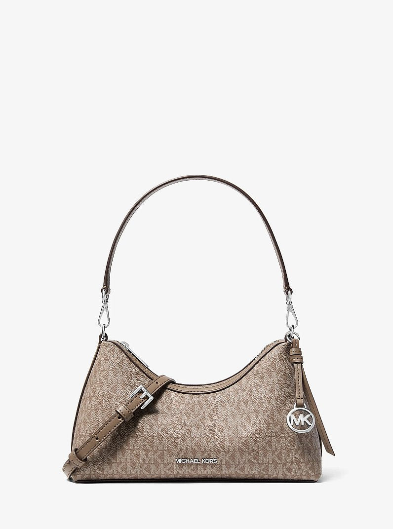 MICHAEL KORS Sammy Small Signature Logo Convertible Crossbody Bag - Mushroom