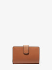 MICHAEL KORS Medium Crossgrain Leather Wallet - Luggage