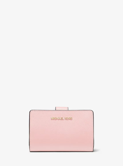 MICHAEL KORS Medium Crossgrain Leather Wallet - Luggage