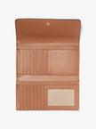 MICHAEL KORS Jet Set Large Logo Trifold Wallet - Brown