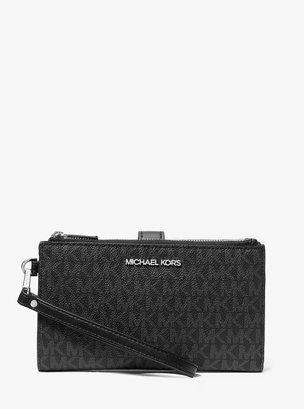 MICHAEL KORS Jet Set Travel Signature Logo Smartphone Wallet