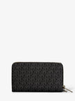 MICHAEL KORS Jet Set Large Signature Logo Smartphone Wallet - Black