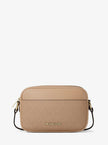 MICHAEL KORS Jet Set Small Signature Logo Camera Crossbody Bag - Camel