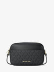 MICHAEL KORS Jet Set Travel Small Signature Logo Camera Crossbody Bag - Black