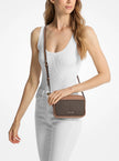 MICHAEL KORS Jet Set Travel Small Signature Logo Camera Crossbody Bag - Brown