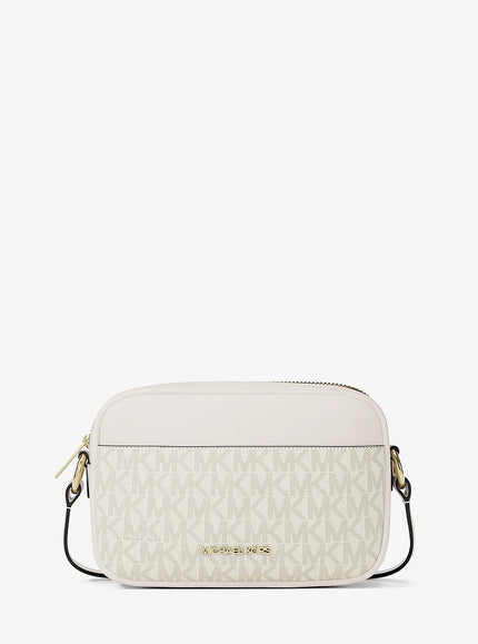 MICHAEL KORS Jet Set Travel Small Signature Logo Camera Crossbody Bag - lt CRM Multi