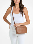 MICHAEL KORS Jet Set Large Pebbled Leather Camera Crossbody Bag