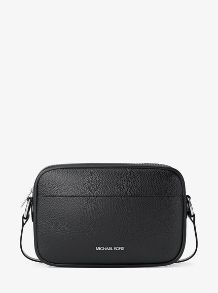 MICHAEL KORS Jet Set Large Pebbled Leather Camera Crossbody Bag