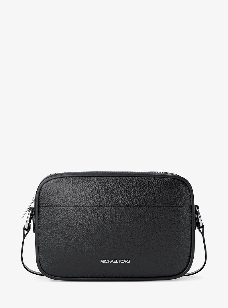 MICHAEL KORS Jet Set Large Pebbled Leather Camera Crossbody Bag