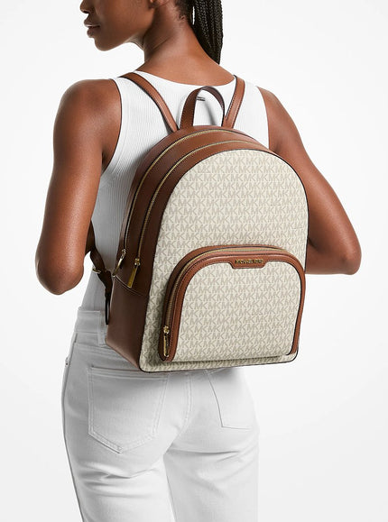 [At India] MICHAEL KORS Jaycee Large Logo Backpack