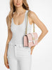MICHAEL KORS Greenwich Small Color-Block Signature Logo Crossbody Bag - Powder Blush
