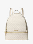 MICHAEL KORS  Rhea Medium Signature Logo Backpack - Lt CRM Multi