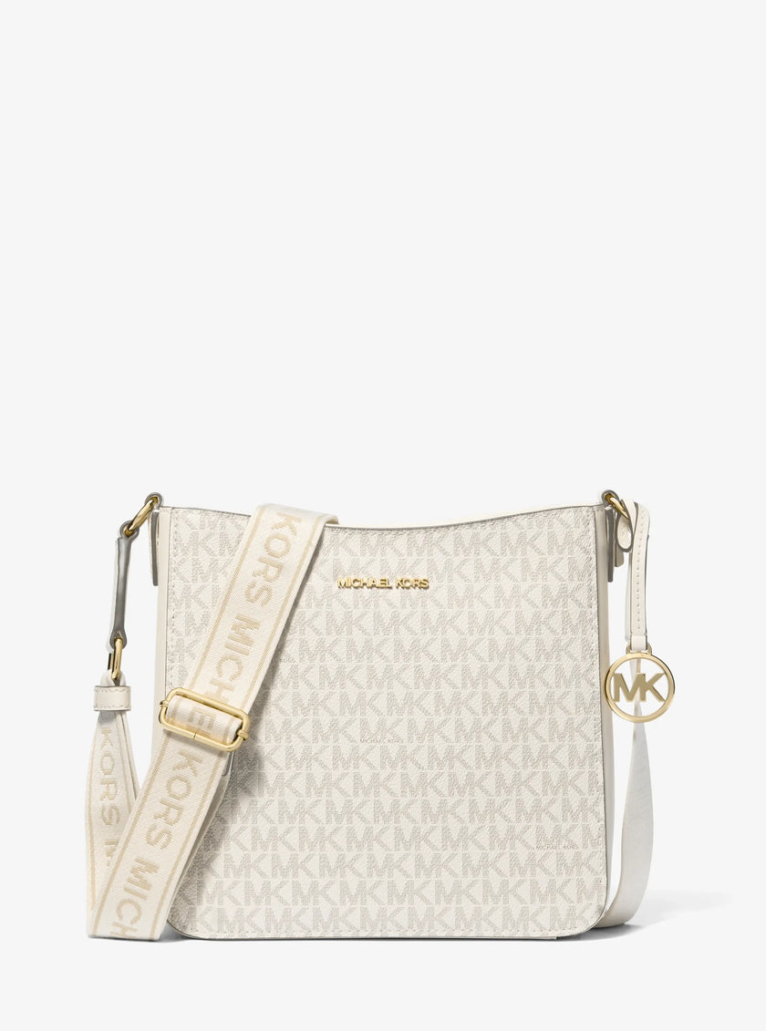 MICHAEL KORS White Jet Set Travel Small Messenger Bag