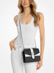 MICHAEL KORS  Greenwich Small Color-Block Signature Logo Crossbody Bag - Black Combo