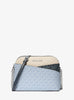 MICHAEL KORS Jet Set Travel Color-Block Signature Logo Crossbody Bag