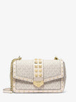 MICHAEL KORS Soho Large Studded Signature Logo Shoulder Bag - Lt CRM Multi