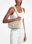 MICHAEL KORS Soho Large Studded Signature Logo Shoulder Bag - Lt CRM Multi