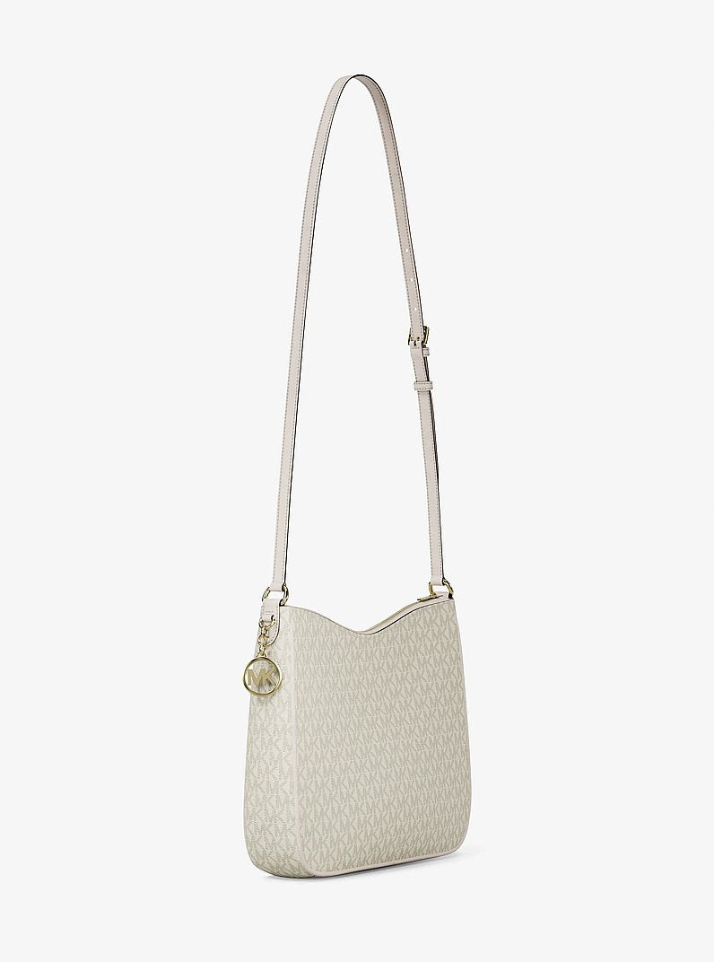 MICHAEL KORS Nayla Medium Signature Logo Messenger Bag - Lt CRM Multi