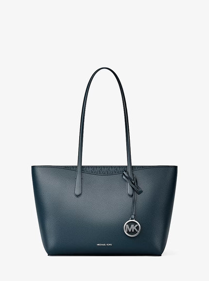 MICHAEL KORS Arden Large Pebbled Leather Tote Bag - Admiral