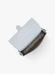 MICHAEL KORS Greenwich Medium Printed Signature Logo Convertible Shoulder Bag  - Pale Ocean