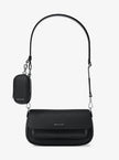 MICHAEL KORS Jet Set Travel Small Pebbled Leather Crossbody Bag With Pouch - Black