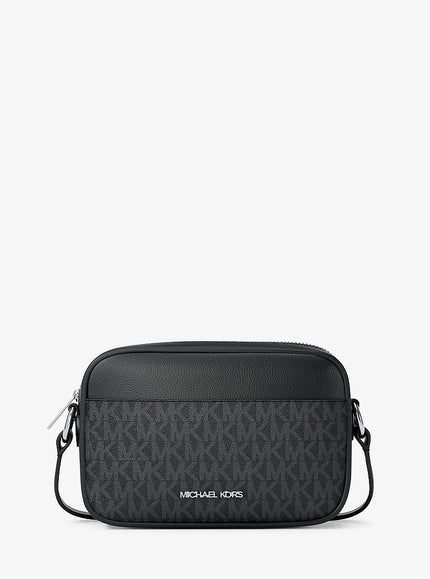 MICHAEL KORS Jet Set Travel Small Signature Logo Camera Crossbody Bag BLACK 1