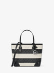 [At India] MICHAEL KORS Eva Extra-Small Signature Logo Convertible Crossbody Bag - Black