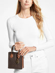 MICHAEL KORS Mercer Extra-Small Logo And Leather Crossbody Bag