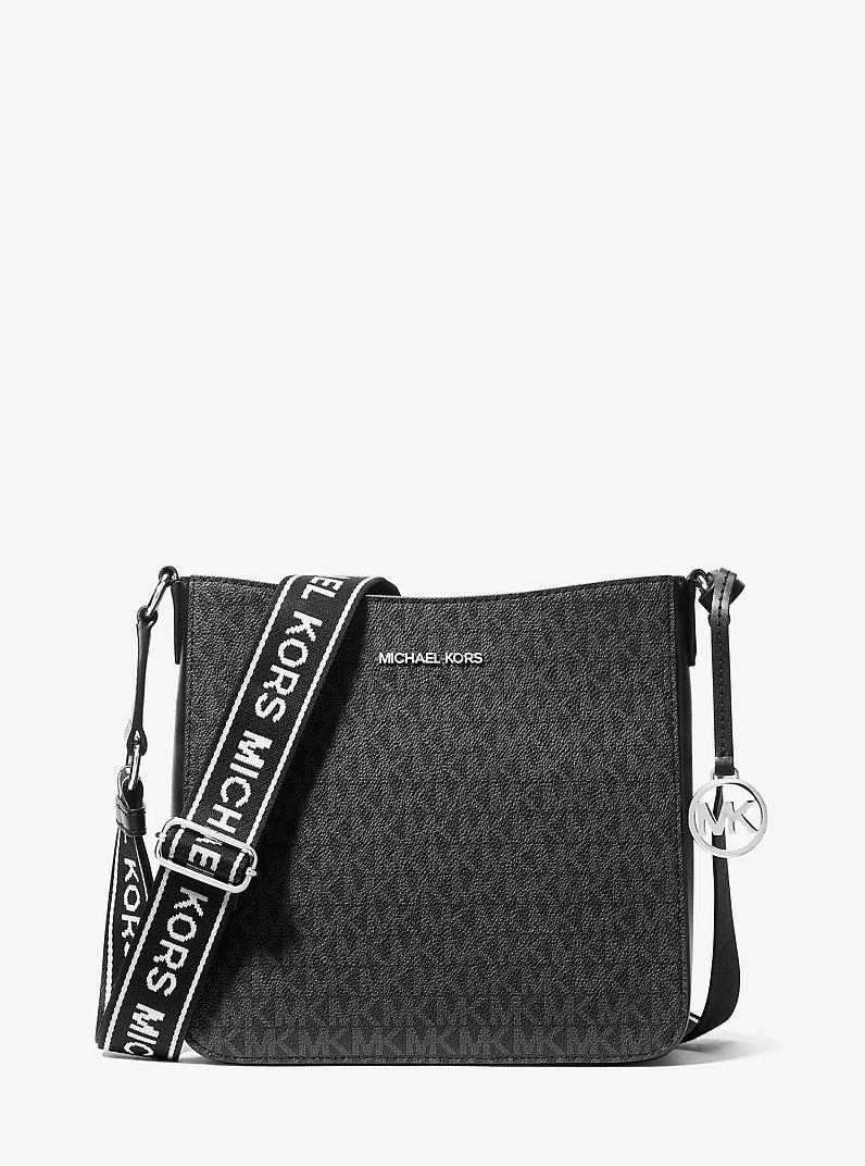 MICHAEL KORS Jet Set Small Signature Logo Crossbody Bag - Black
