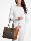 MICHAEL KORS Jet Set Travel Large Signature Logo 3-in-1 Tote Bag