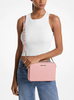 MICHAEL KORS Jet Set Large Saffiano Leather Crossbody Bag - Luggage