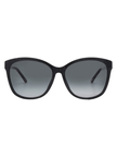 JIMMY CHOO Grey Shaded Butterfly Ladies Sunglasses image 1
