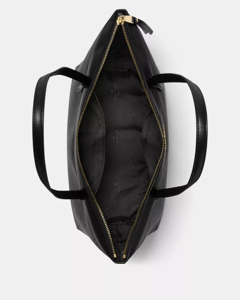 [ARRIVING] KATE SPADE All Day Spade Flower Tote Bag - Black image 3
