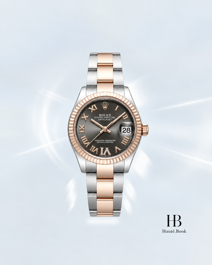 [Brand New] Rolex Datejust Slate Oyster Gold Bezel 278271 31 mm